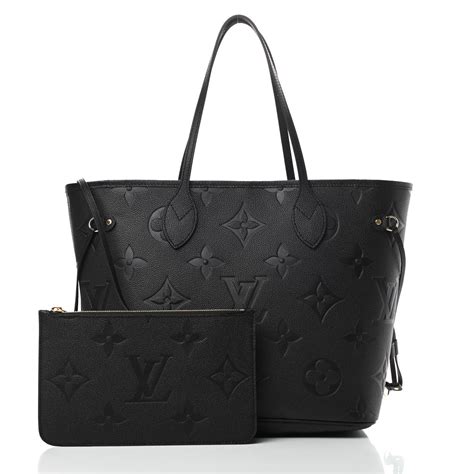 louis vuitton handbags black Neverfull